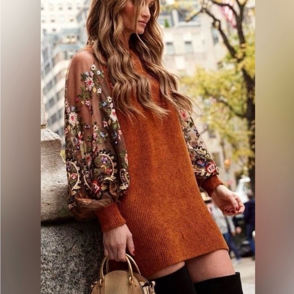 RARE Free People Hidden Garden Tunic